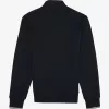 Half Zip Herren Sweatshirts Marineblau