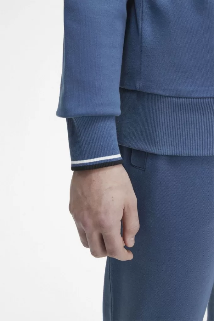 Half Zip Herren-Sweatshirts Mitternachtsblau