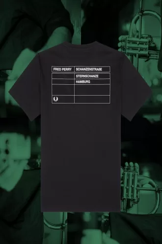 Hamburg Ringer Herren T-Shirt Schwarz