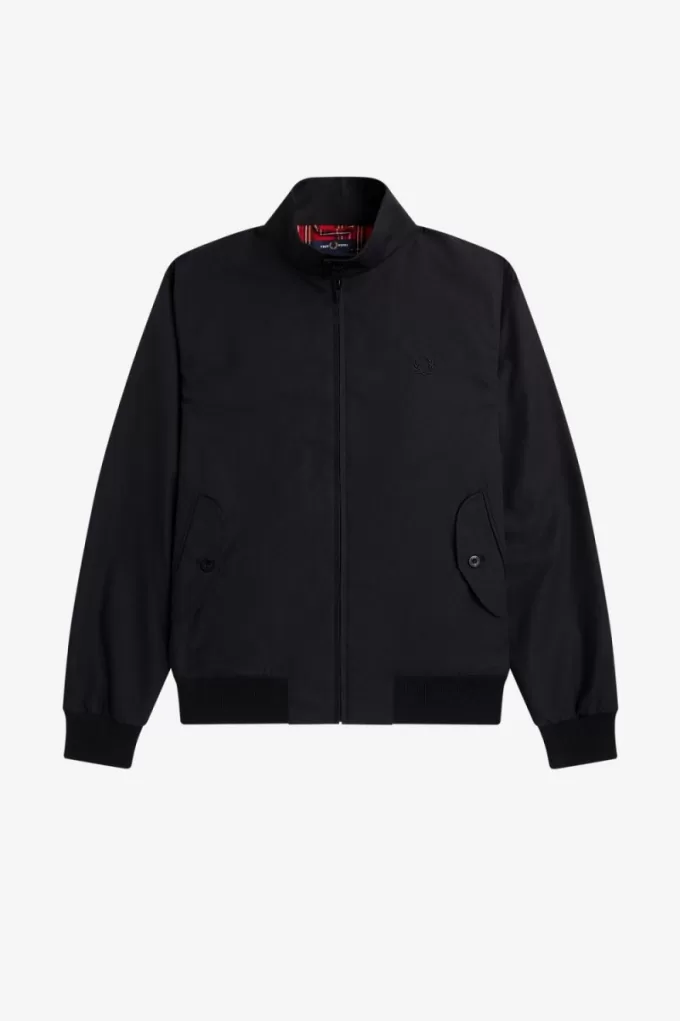 Harrington Herrenjacken Schwarz