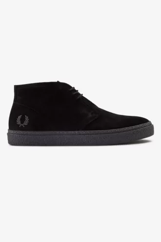 Fred Perry Hawley Herrenstiefel Schwarz