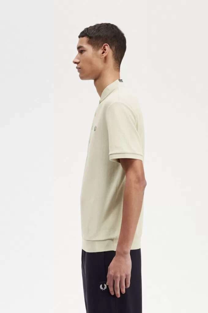 Henley Herren-Poloshirt Light Mint