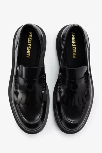 Herren-Loafer Schwarz
