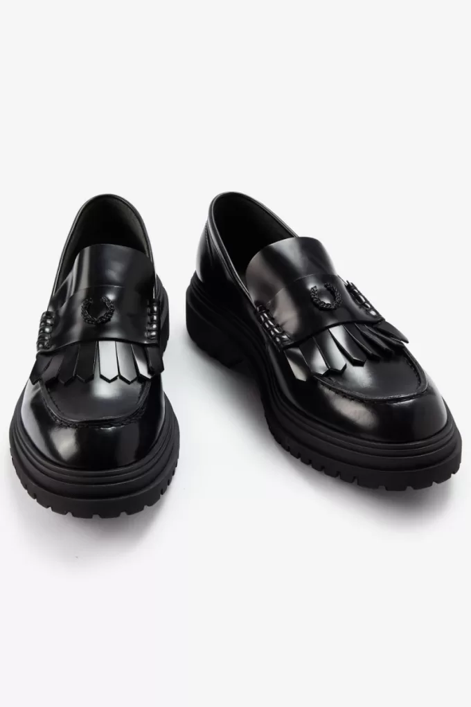 Herren-Loafer Schwarz