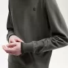 Herren-Sweatshirt mit Rundhalsausschnitt, Feldgrün