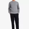 Herren-Sweatshirt mit Rundhalsausschnitt, Grau