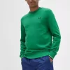 Herren-Sweatshirt mit Rundhalsausschnitt, Grün Herren-Sweatshirt mit Rundhalsausschnitt, Grün