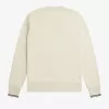Herren-Sweatshirt mit Rundhalsausschnitt, Haferflockenschwarz
