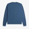 Herren-Sweatshirt mit Rundhalsausschnitt, Mitternachtsblau