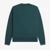 Herren-Sweatshirt mit Rundhalsausschnitt, Petrolblau Herren-Sweatshirt mit Rundhalsausschnitt, Petrolblau