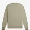 Herren-Sweatshirt mit Rundhalsausschnitt, warmes Grau und Dunkelrot Herren-Sweatshirt mit Rundhalsausschnitt, warmes Grau und Dunkelrot