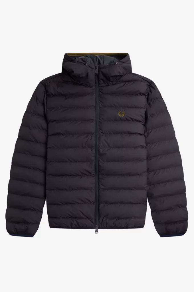Hooded Insulated Herrenjacken Navy Hooded Insulated Herrenjacken Navy