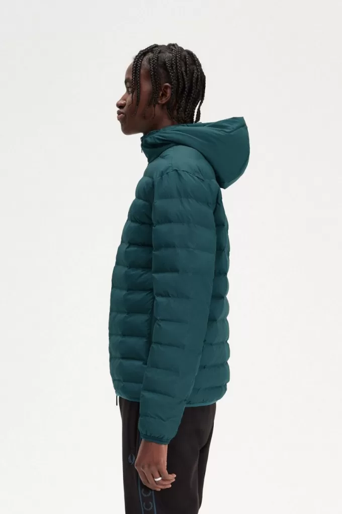 Hooded Insulated Herrenjacken Petrolblau Hooded Insulated Herrenjacken Petrolblau