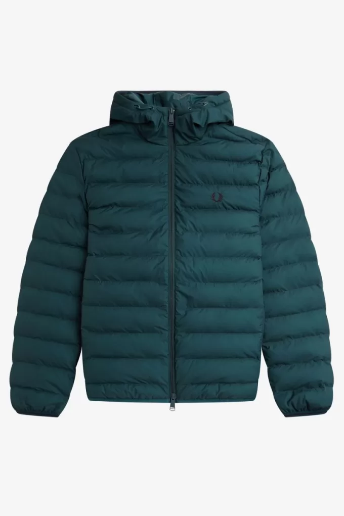 Hooded Insulated Herrenjacken Petrolblau Hooded Insulated Herrenjacken Petrolblau