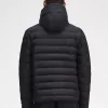 Hooded Insulated Herrenjacken Schwarz