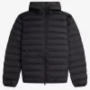 Hooded Insulated Herrenjacken Schwarz
