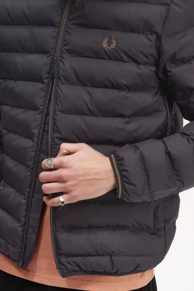 Isolierte Herrenjacken Schwarz