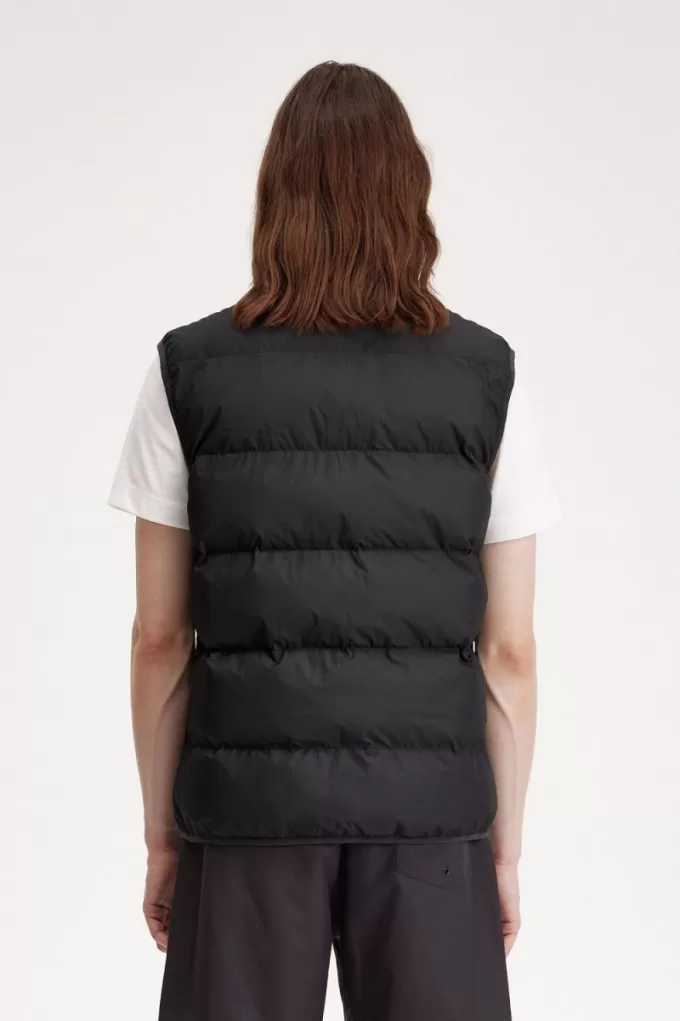 Isolierte Herrenweste Ankergrau