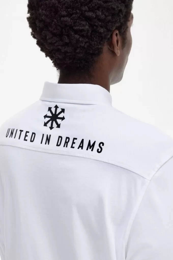 Jersey Herrenhemd Weiß