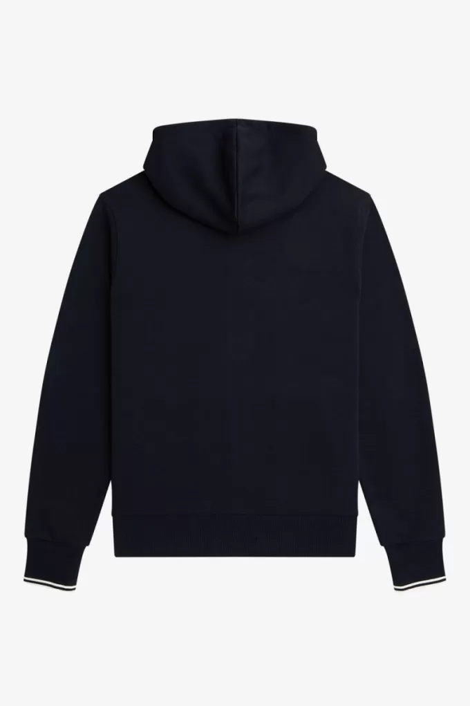 Kapuzenpullover mit Reißverschluss für Herren, Marineblau