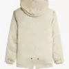 Kurzer gepolsterter Herrenparka Light Mint