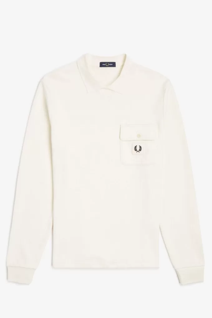 Langarm-Loopback-Herren-Sweatshirt Beige Langarm-Loopback-Herren-Sweatshirt Beige