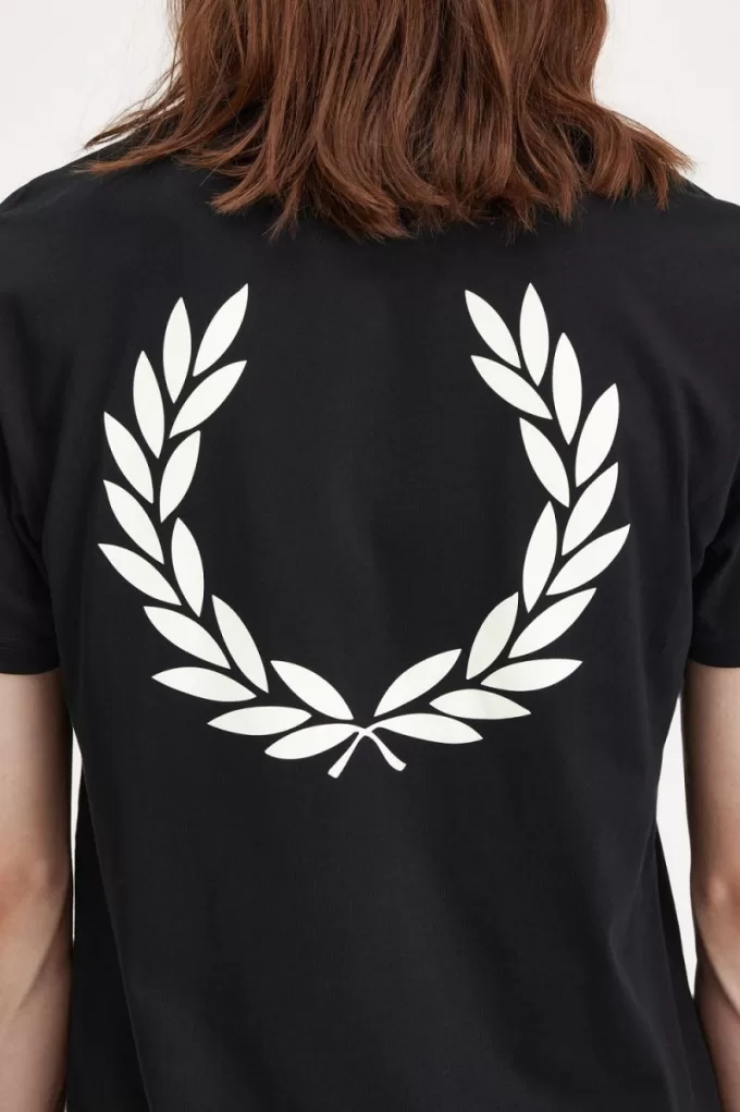 Laurel Wreath Graphic Herren T-Shirt Schwarz Laurel Wreath Graphic Herren T-Shirt Schwarz