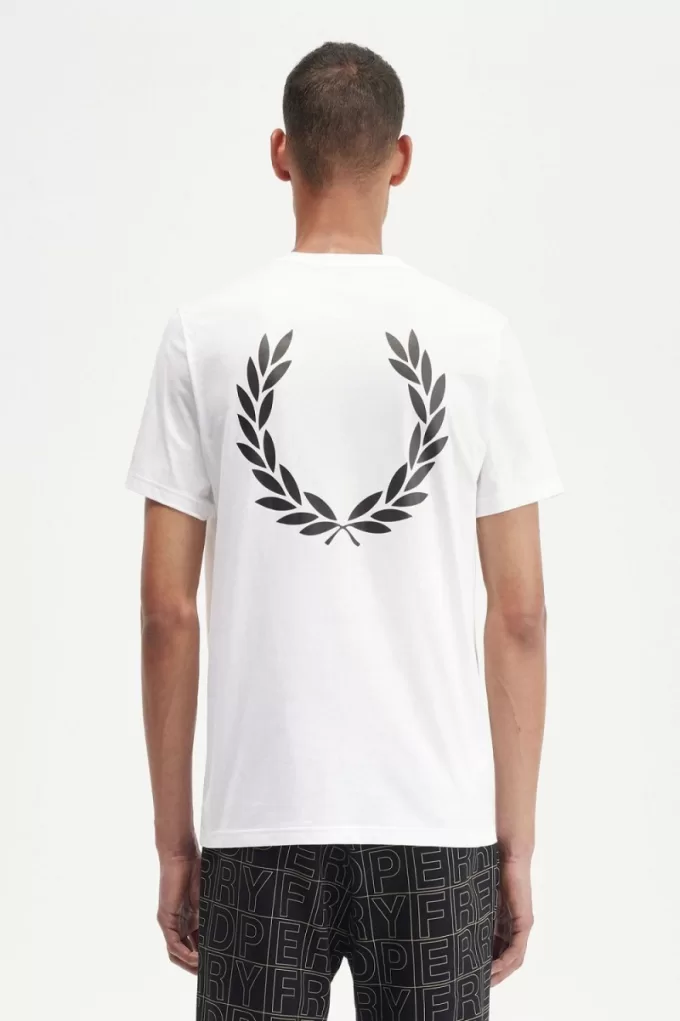 Laurel Wreath Graphic Herren T-Shirt Weiß