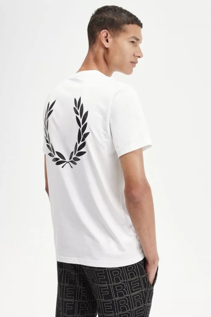 Laurel Wreath Graphic Herren T-Shirt Weiß