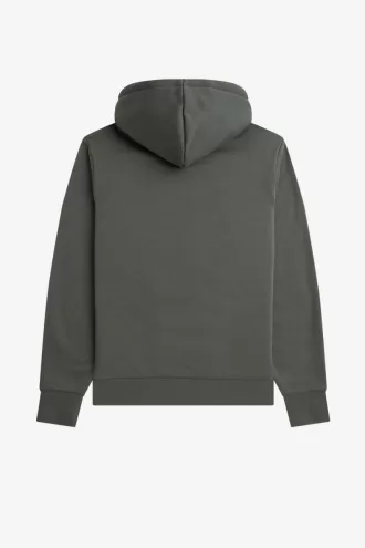 Laurel Wreath Grid Kapuzenpullover für Herren, Feldgrün