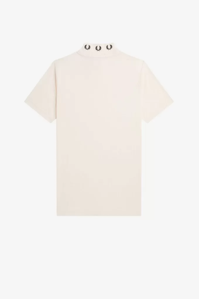 Laurel Wreath High Neck Damen T-Shirt Silky Peach Laurel Wreath High Neck Damen T-Shirt Silky Peach