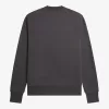 Layered Graphic Herren-Sweatshirts Gunmetal