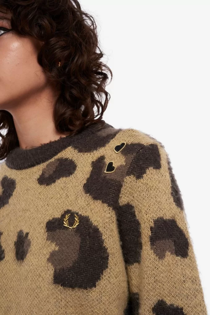Leopard Damenpullover Tonal Leopard