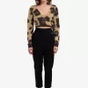 Leopard Wrap Damen-Cardigan Tonal Leopard