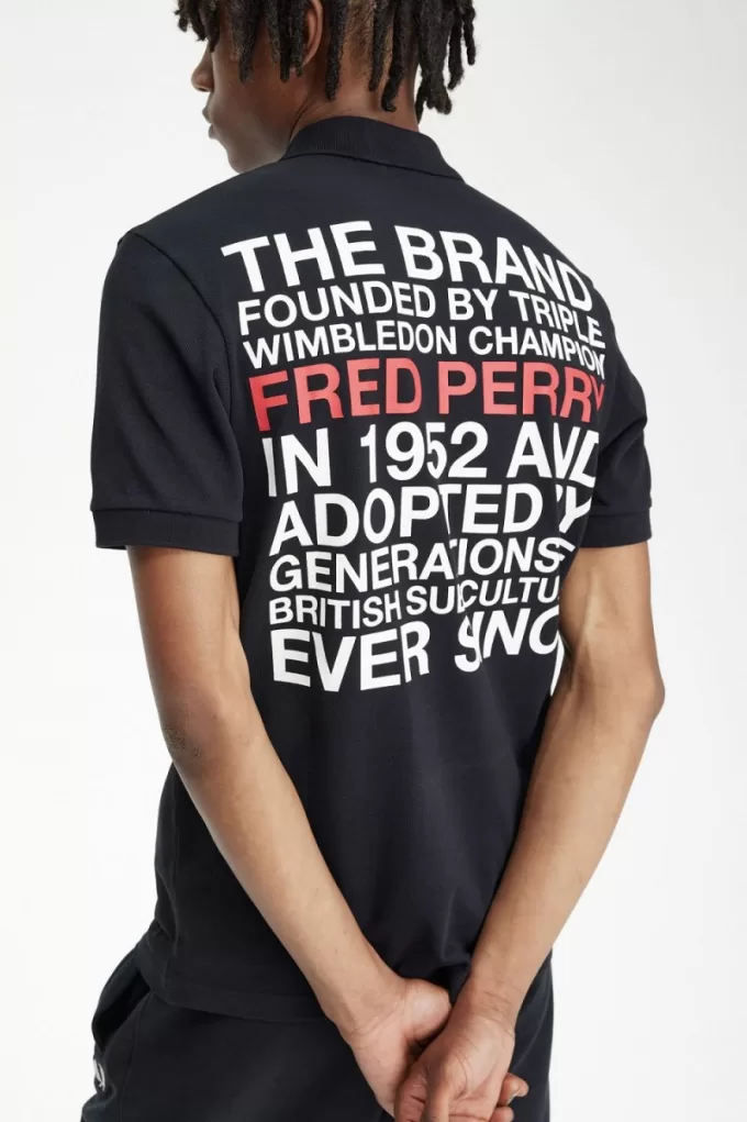 Logo Herrenhemd Schwarz