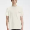 Loopback Jersey Pocket Herren T-Shirt Beige