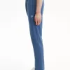 Loopback Sweat Herrenhose Midnight Blue Light Aqua