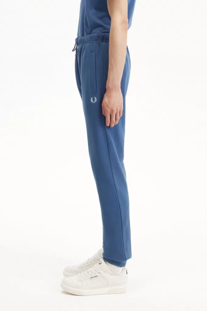 Loopback Sweat Herrenhose Midnight Blue Light Aqua