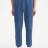 Loopback Sweat Herrenhose Midnight Blue Light Aqua