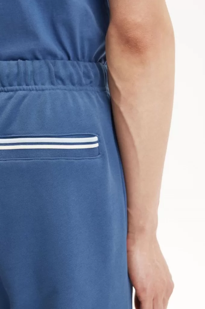 Loopback Sweat Herrenhose Midnight Blue Light Aqua