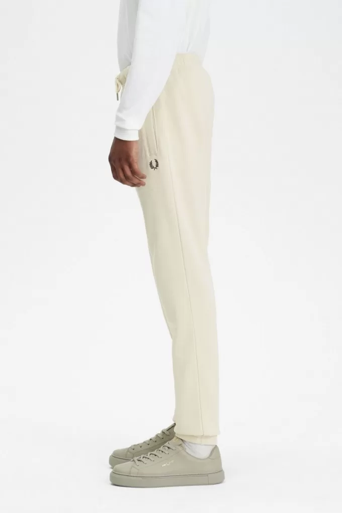 Loopback Sweat Herrenhose Oatmeal Black