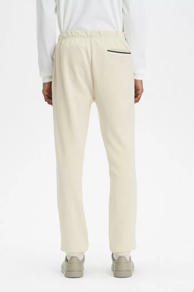 Loopback Sweat Herrenhose Oatmeal Black