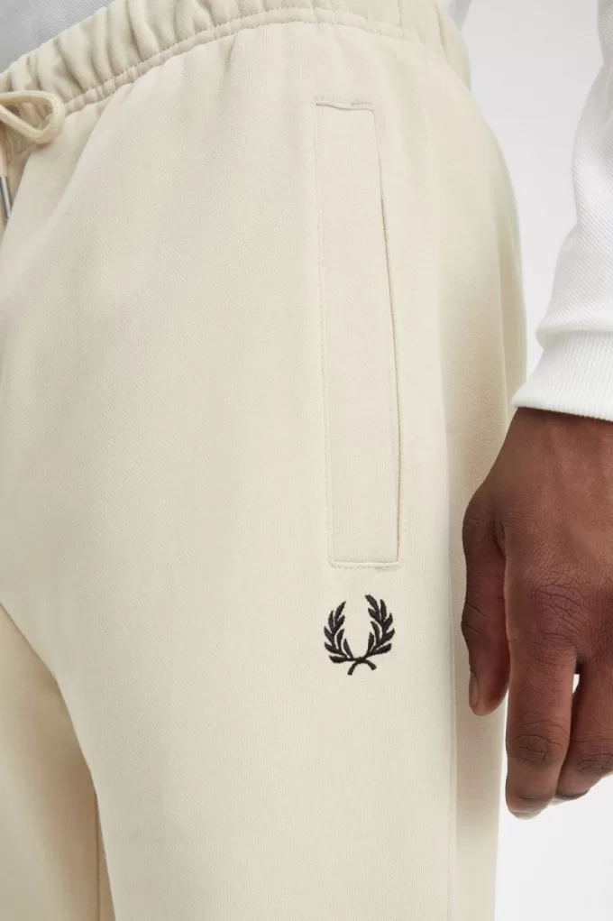 Loopback Sweat Herrenhose Oatmeal Black