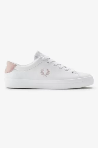 Lottie Damen-Tennisschuhe White Dusty Rose Pink