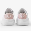 Lottie Damen-Tennisschuhe White Dusty Rose Pink