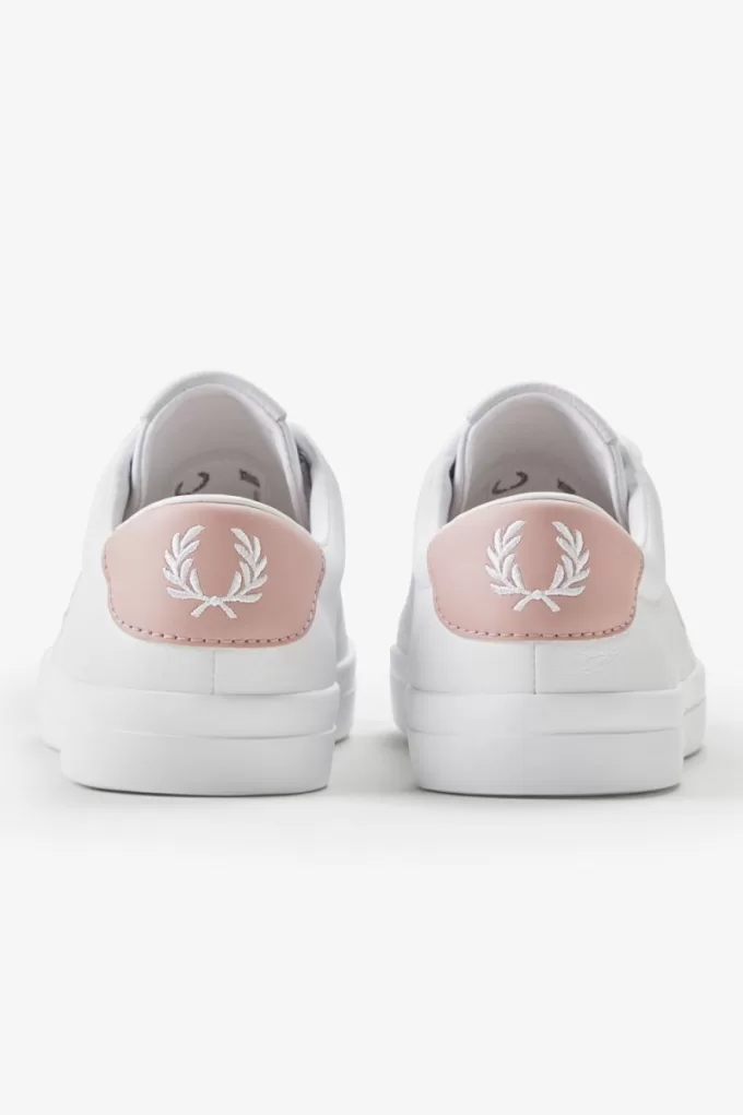 Lottie Damen-Tennisschuhe White Dusty Rose Pink