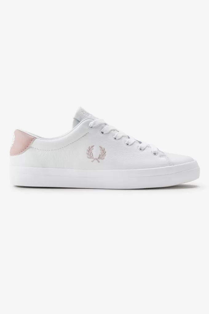Lottie Damen-Tennisschuhe White Dusty Rose Pink