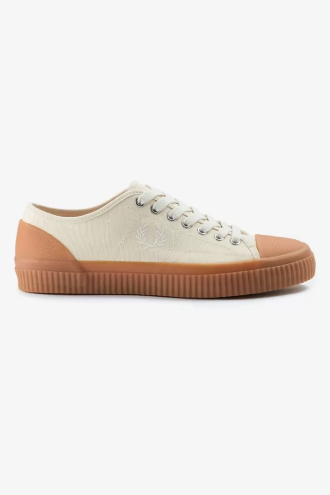 Low Hughes Damen-Plimsolls Beige Hellbeige