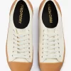 Low Hughes Damen-Plimsolls Beige Hellbeige