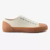 Low Hughes Herren-Plimsolls Beige Hellbeige Low Hughes Herren-Plimsolls Beige Hellbeige